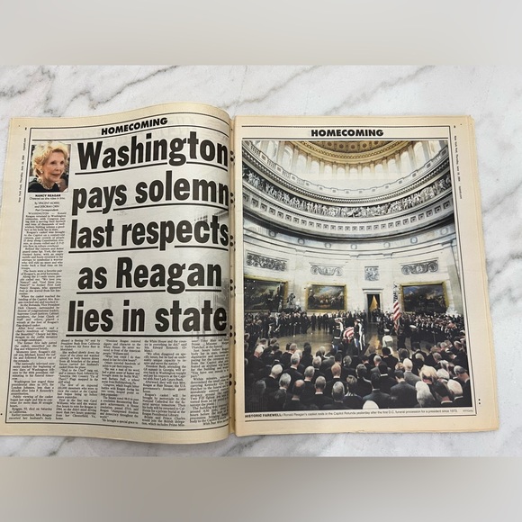 New York Post dated 6/20/2004, Death of President Ronald Reagan - Picture 2 of 2